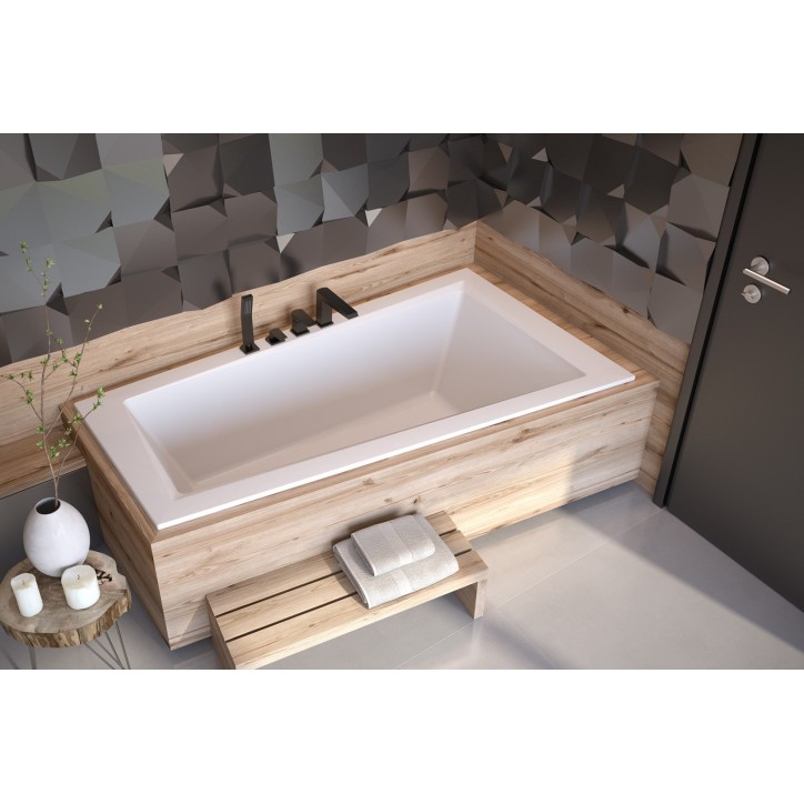 Baignoire d'angle DROITE ULTIMA 150 ou 160 cm slim