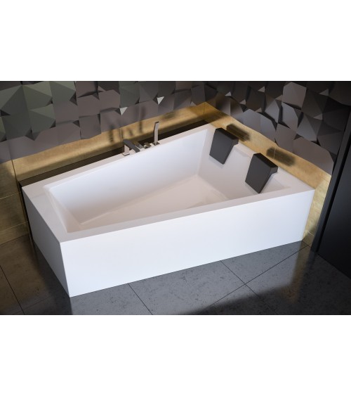 Baignoire d'angle Droit INTIMA DUO en 170 ou 180 cm