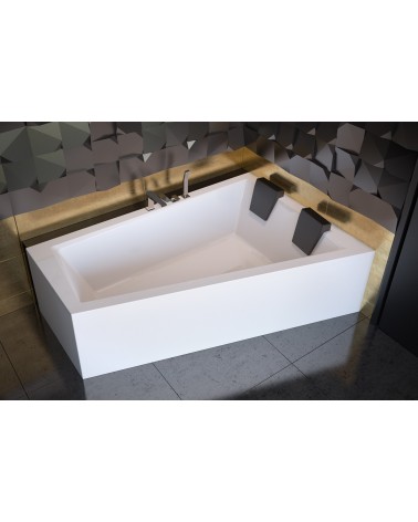 Baignoire d'angle Droit INTIMA DUO en 170 ou 180 cm