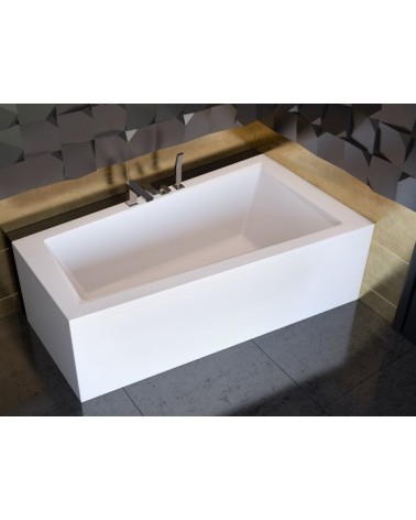Baignoire d'angle DROITE INTIMA 150 ou 160 cm AVEC TABLIER