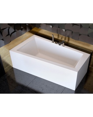 Baignoire d'angle GAUCHE INTIMA 150 ou 160 cm AVEC TABLIER