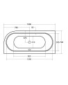 Baignoire HILIO SLIM 150/160/170/180  GAUCHE