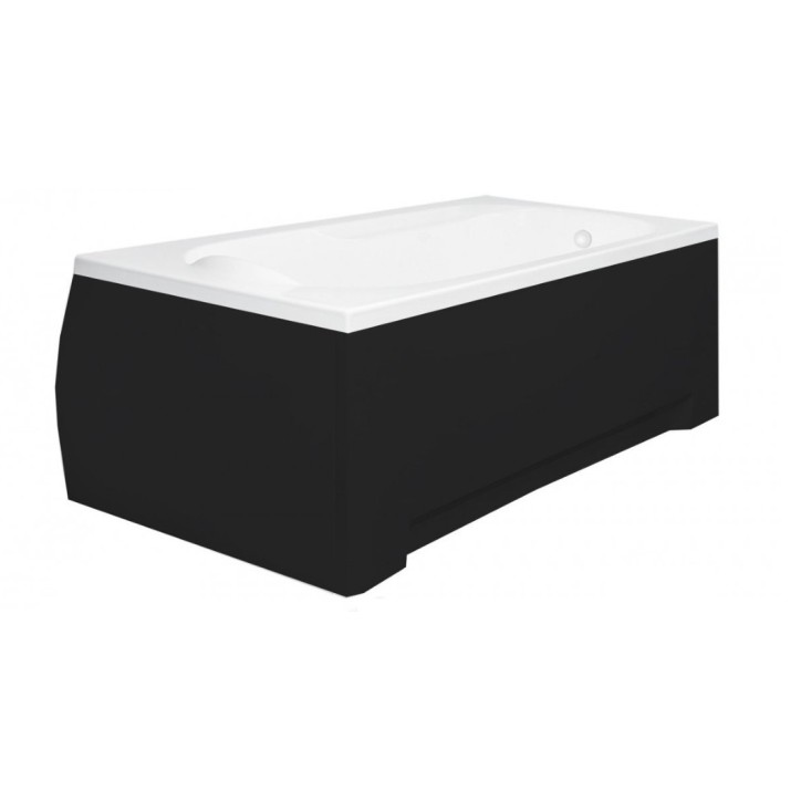 Baignoire BONA 150x70 cm avec tablier réversible noir