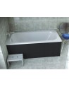 Baignoire CONTINEA 140x70 cm avec tablier réversible noir