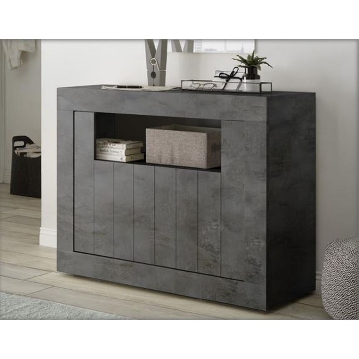 Buffet 2 portes SAMANTHA 110x86 anthracite