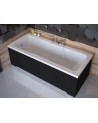 Baignoire MIRANO II avec tablier noir 140/150/160/170 x 70