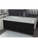 Baignoire VENETO avec tablier noir 140/150 x 70 et 160/170 x 75