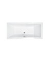 Baignoire QUADRO 170/175/180/190 cm avec tablier noir