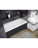 Baignoire VANESSA 130/140/150/160/170 X 70 cm avec tablier noir