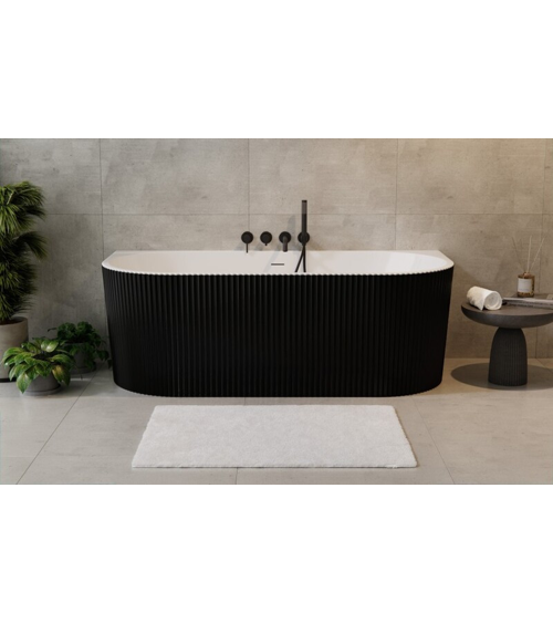Baignoire LEYA noir et blanc  - 150x75cm