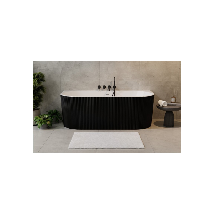 Baignoire LEYA noir et blanc  - 150x75cm