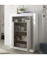 Buffet haut SAMANTHA 2 portes 110x144 cm béton