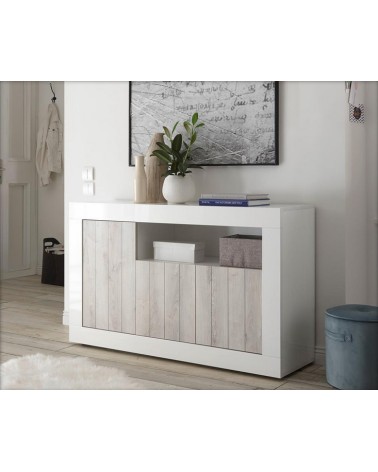 Buffet SAMANTHA 3 portes et une niche 138x86 cm