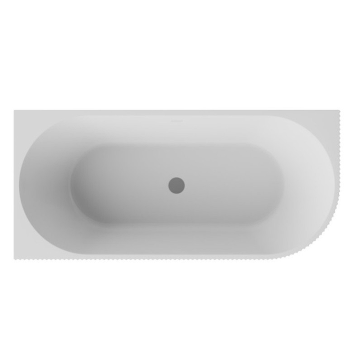 Baignoire Denaya noir et blanc - 170x78cm