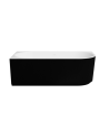 Baignoire Denaya noir et blanc - 170x78cm
