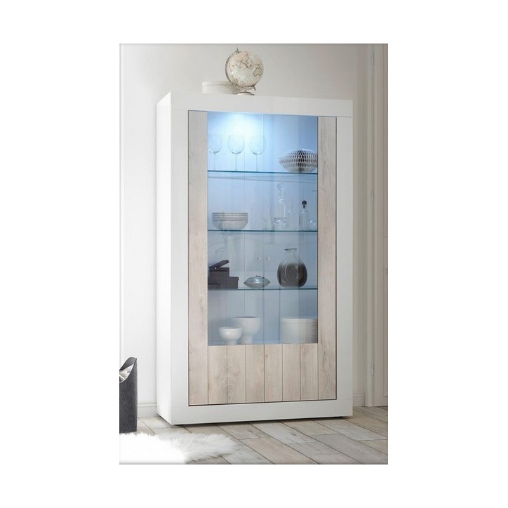 Vitrine SAMANTHA 2 portes 110x191 cm Vitrine SAMANTHA 2 portes 110x191 cm