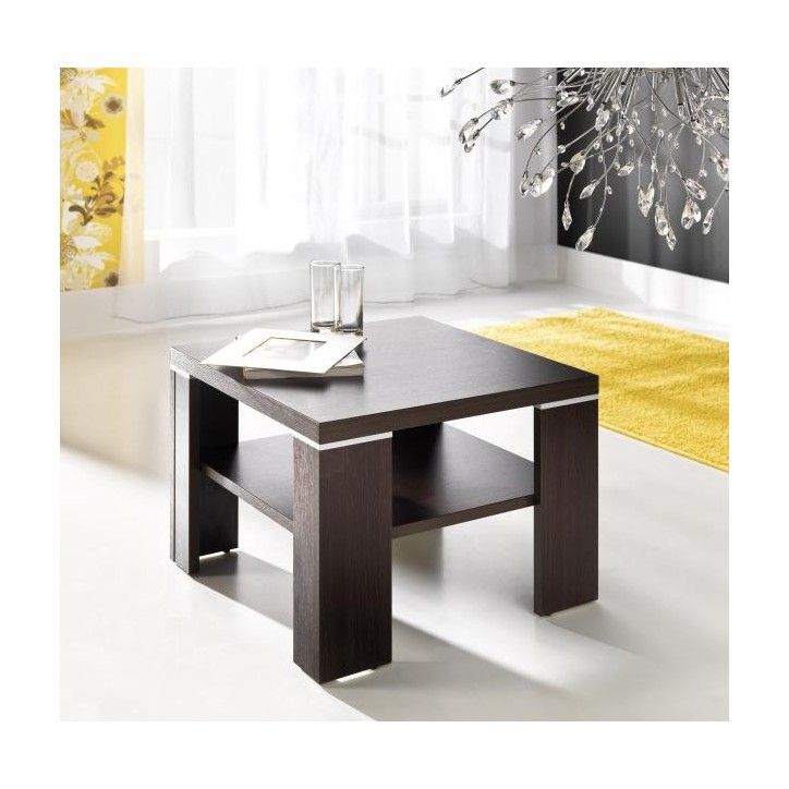 Table basse QUADRAT 60x60cm wengé
