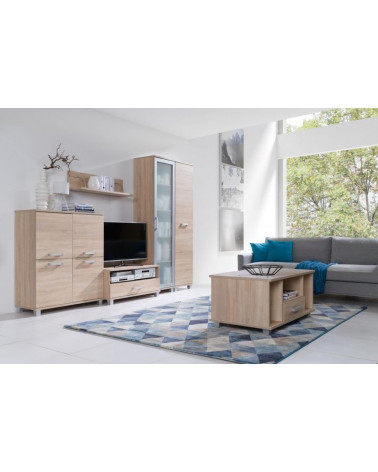 Tavolino SONIUM 110 cm in rovere chiaro o wengé