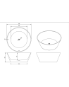 Baignoire ronde valto 150cm