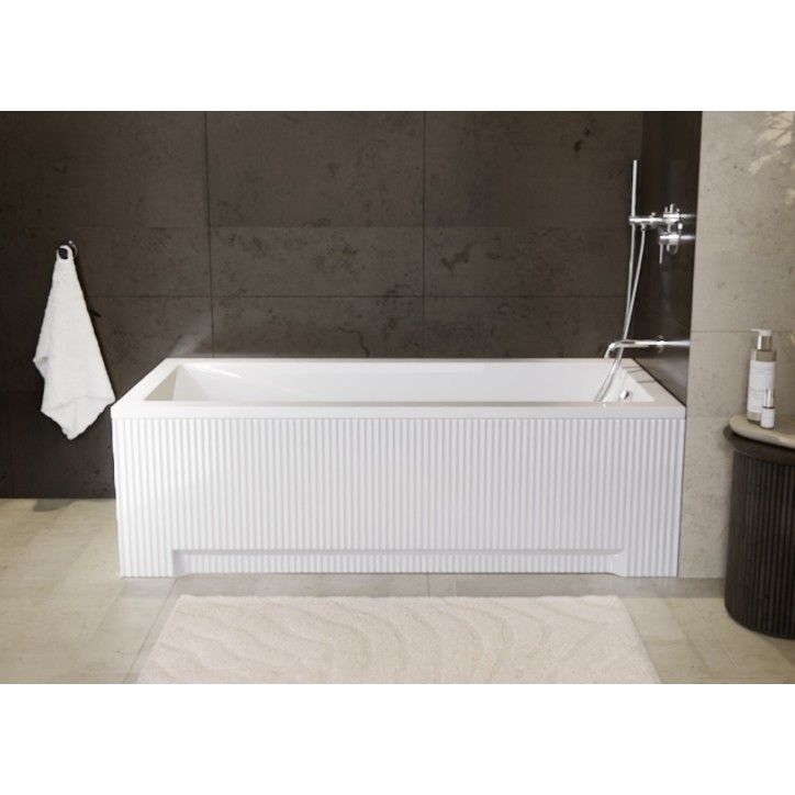 Baignoire Modern rainurée 170x55cm