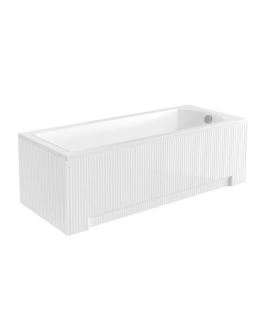 Baignoire MIRANO II avec tablier rainuré 140/150/160/170 x 70