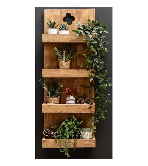 Etagère Hemingway 80cm acajou