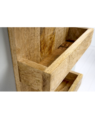 Etagère Hemingway 80cm en bois de manguier