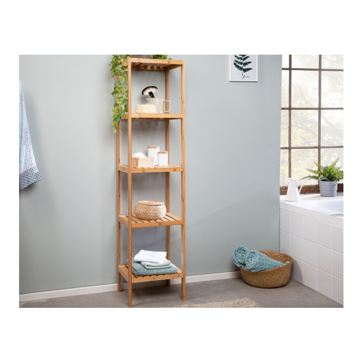Etagère Bamboo spa 145cm - bambou naturel
