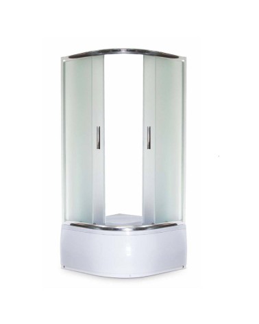 Receveur et paroi de douche d'angle MENPHIS 90x200 cm