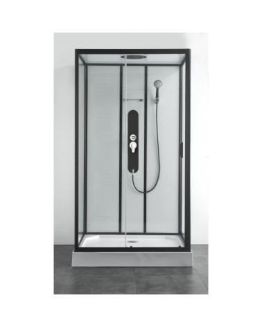 Cabine de douche VANDERA III 120x80x225 cm montage rapide