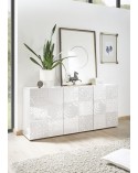 Buffet 3 portes MIREL Blanc 181 cm