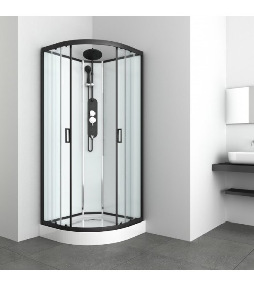 Cabine de douche KINEDA I 90 x 90 x 225 cm montage rapide