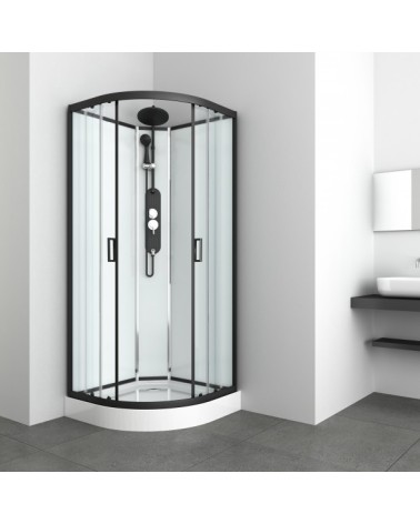 Cabine de douche KINEDA I 90 x 90 x 225 cm montage rapide