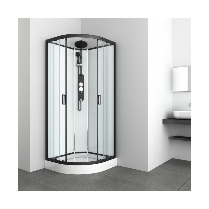 Cabine de douche KINEDA I 90 x 90 x 225 cm montage rapide