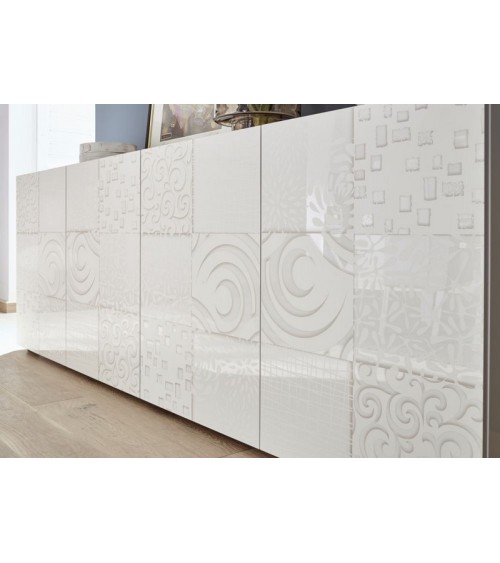 Buffet 3 portes MIREL Blanc 181 cm