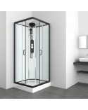 Cabine de douche KINEDA II sans toit 90x90x225 cm montage rapide