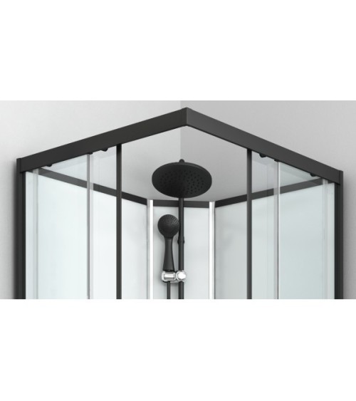 Cabine de douche KINEDA II sans toit 90x90x225 cm montage rapide