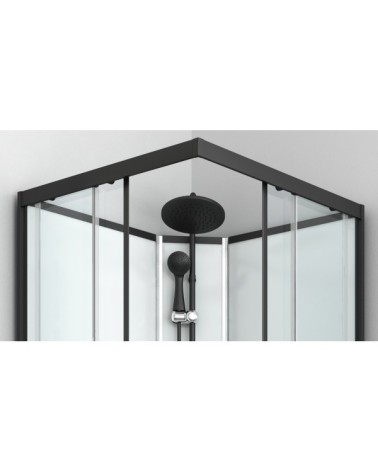 Cabine de douche KINEDA II sans toit 90x90x225 cm montage rapide