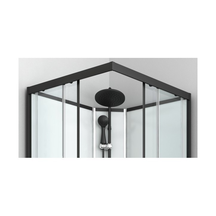 Cabine de douche KINEDA II sans toit 90x90x225 cm montage rapide Cabine de douche KINEDA II sans toit 90x90x225 cm montage rapide