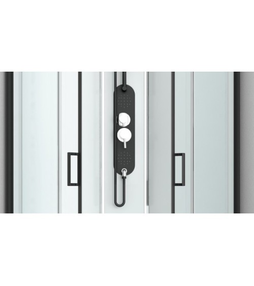 Cabine de douche KINEDA II sans toit 90x90x225 cm montage rapide