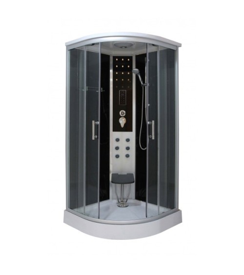 Cabine de douche LEDA  90x90x215 cm NOIR