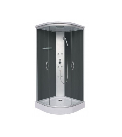 Cabine de douche SOLTA II NOIR 90x90x215 cm