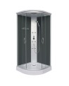 Cabine douche PUNTO Noir 90 x 90 x 209 cm