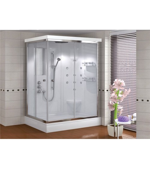 Cabine de douche LIVANE SYSTEM-1 en 90 x 100 cm