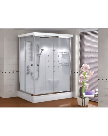 Cabine de douche LIVANE SYSTEM-1 en 90 x 100 cm