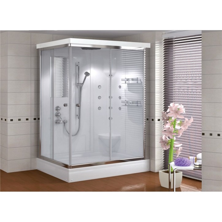 Cabine de douche LIVANE SYSTEM-1 en 90 x 100 cm