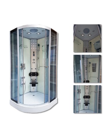 Cabine de douche POSEIDON II 90x90x215 cm