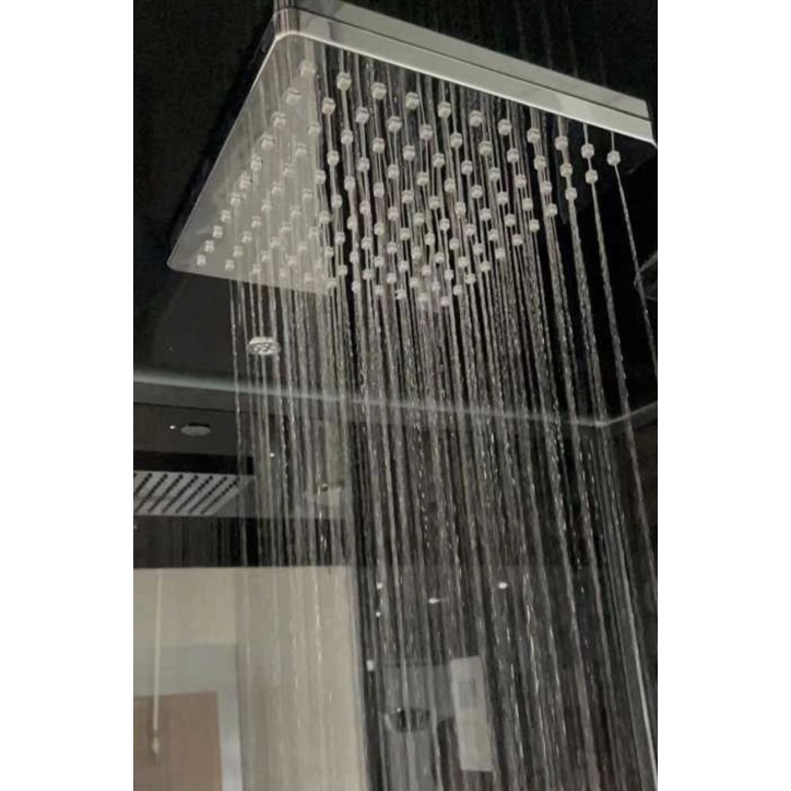 Cabine de douche 120x80*215cm - Helios avec tabouret