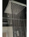 Cabine de douche 120x80*215cm - Helios avec tabouret