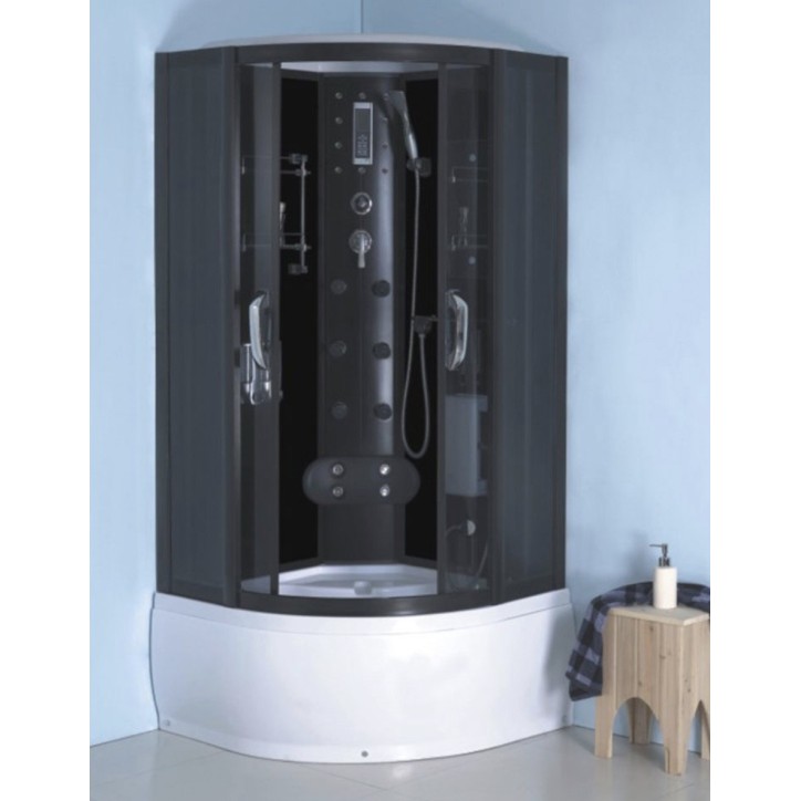 Cabine de douche hydromassante 100cm - Bulleo